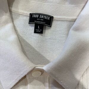 Todd Snyder Men's Cream Shirt